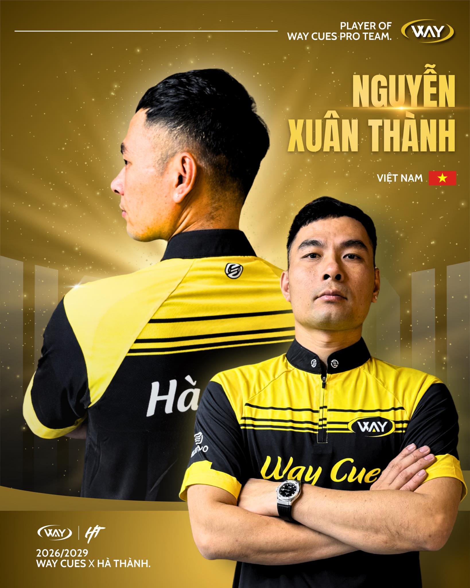 Phong cách thi đấu hiện đại của Way Cues cùng Hà Thành Ngọc Xăm